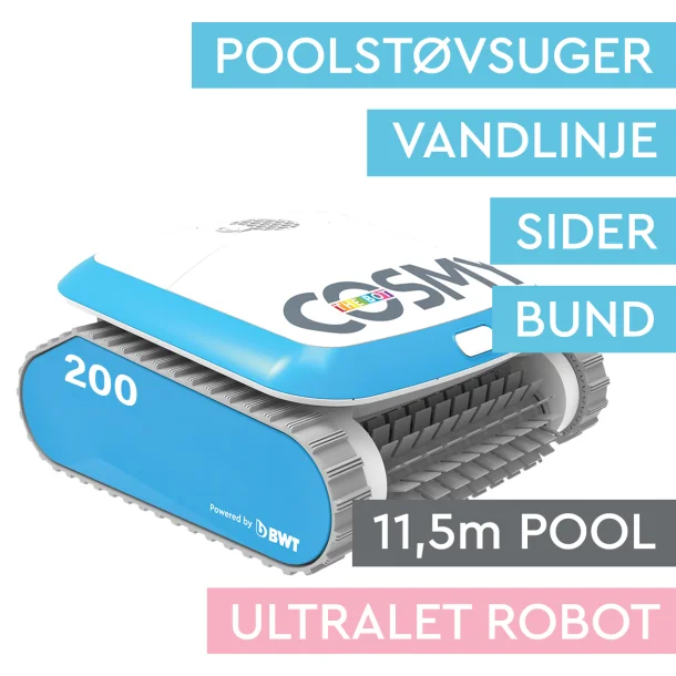 Se BWT poolrobot Cosmy 200 hos Poolonline.dk